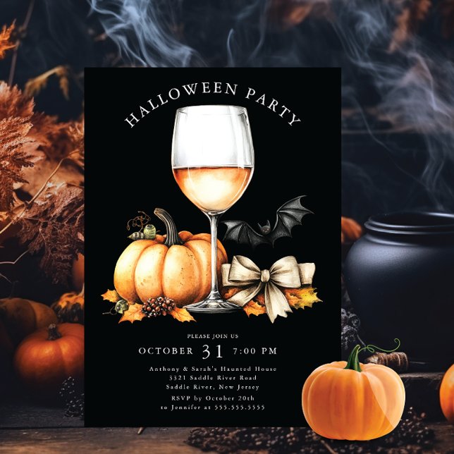 Hauntingly Elegant Halloween Invitation (Creator Uploaded)