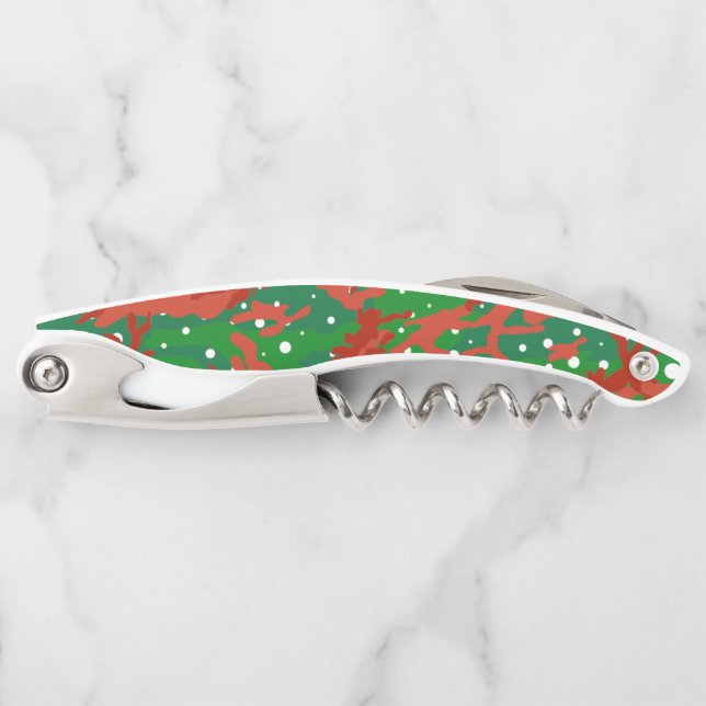 Haus Of Camo Xmas Camouflage Corkscrew (Front)