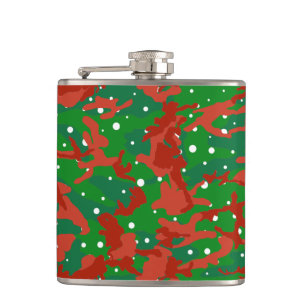 Haus Of Camo Xmas Camouflage Hip Flask