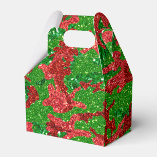 Haus Of Camo Xmas Glitter Camouflage Favour Box