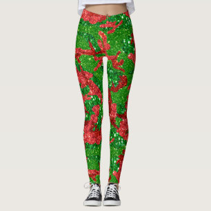 Haus Of Camo Xmas Glitter Camouflage Leggings