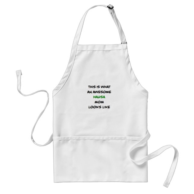 hausa mum, awesome standard apron (Front)