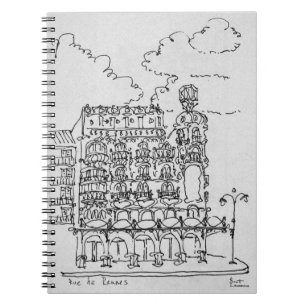 Haussmann Building Rue de Rennes, Paris Notebook