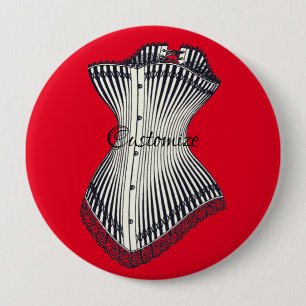 Haute Couture Corset Thunder_Cove 10 Cm Round Badge