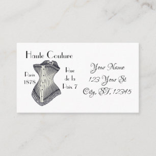 Haute Couture Corset Thunder_Cove Business Card