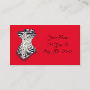 Haute Couture Corset Thunder_Cove Business Card