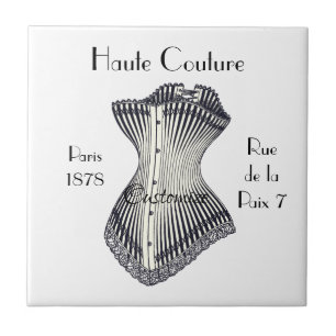 Haute Couture Corset Thunder_Cove Ceramic Tile