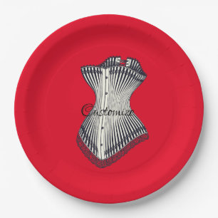 Haute Couture Corset Thunder_Cove Paper Plate