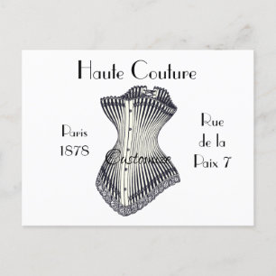 Haute Couture Corset Thunder_Cove Postcard