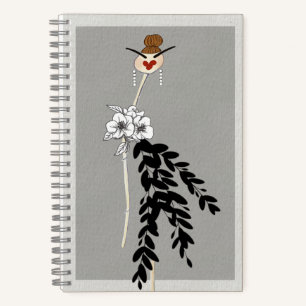 Haute Couture Fashion Illustration Art Notebook