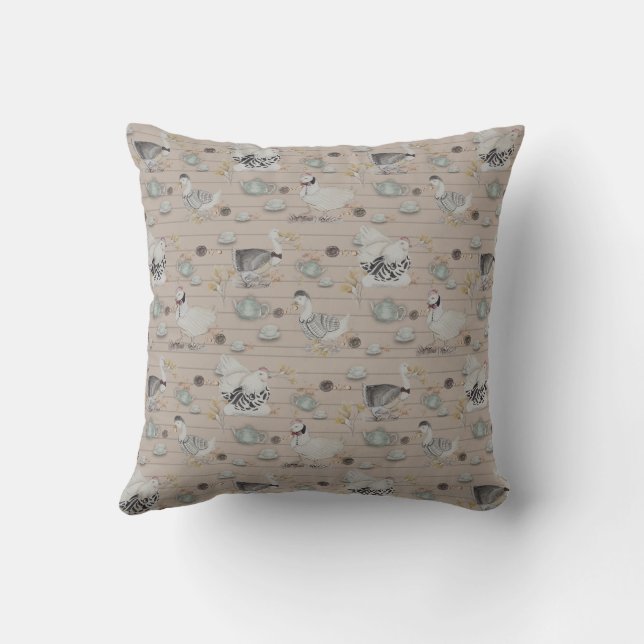 Haute Couture Print Kidsroom Cushion (Back)