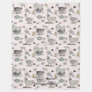 Haute Couture Print Kidsroom Fleece Blanket