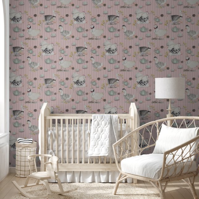 Haute Couture Print Kidsroom Wallpaper (Kids)