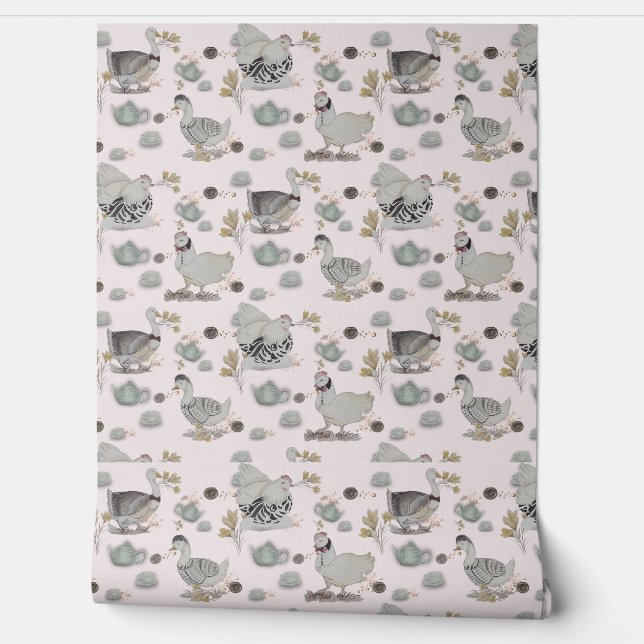 Haute Couture Print Kidsroom Wallpaper (Unrolling)
