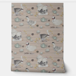 Haute Couture Print Kidsroom Wallpaper