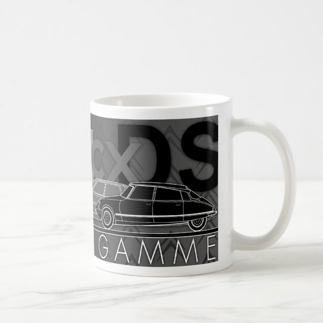 "Haute de Gamme" Illustrated Citroen Car mug (Right)