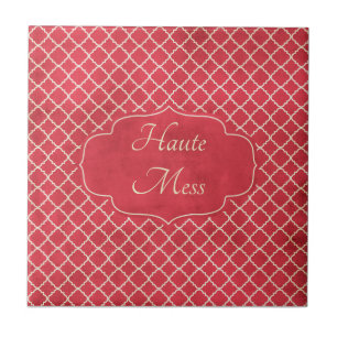 Haute Mess Funny Ceramic Tile