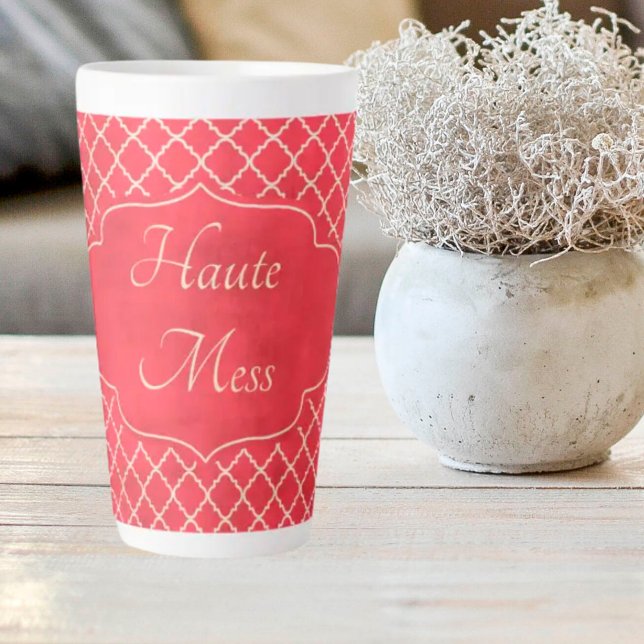 Haute Mess Funny Latte Mug (Creator Uploaded)
