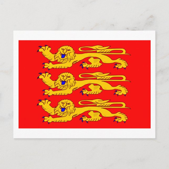 Haute-Normandie flag Postcard (Front)