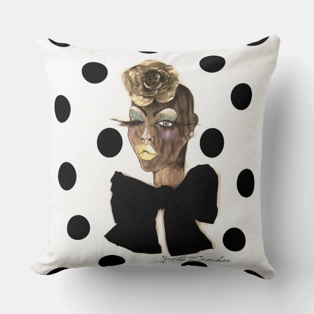 Haute Polka Dot Pillow (Front)