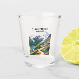 Haute Route Switzerland Shot Glass