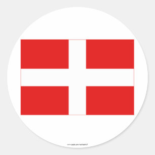 Haute-Savoie flag Classic Round Sticker