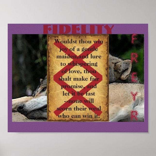 Havamal Fidelity Poster (Front)