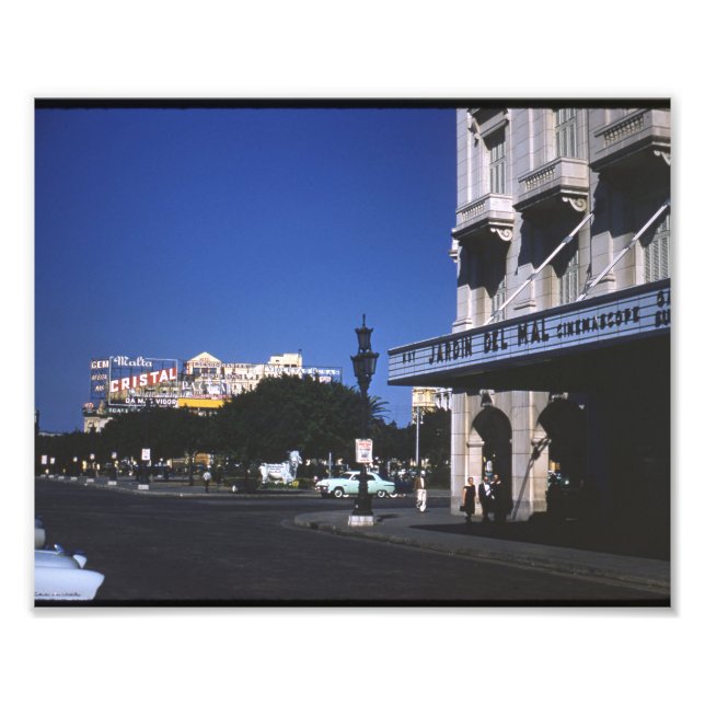Havana 1958 Rare Colour Image Photo Print (Front)