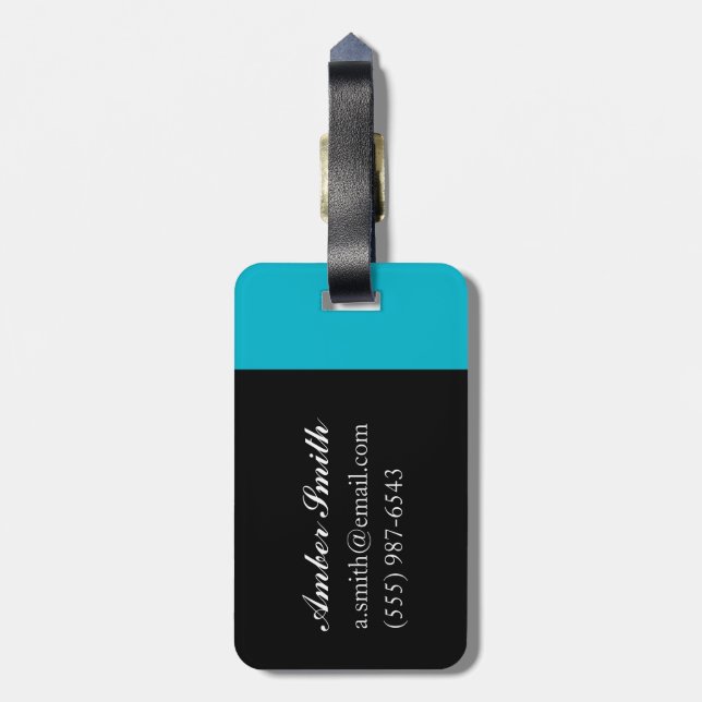 Havana 2 luggage tag (Back Vertical)