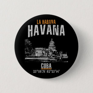 Havana 6 Cm Round Badge