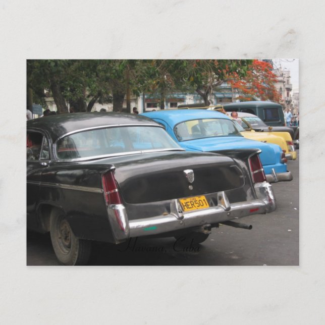 havana autos postcard (Front)