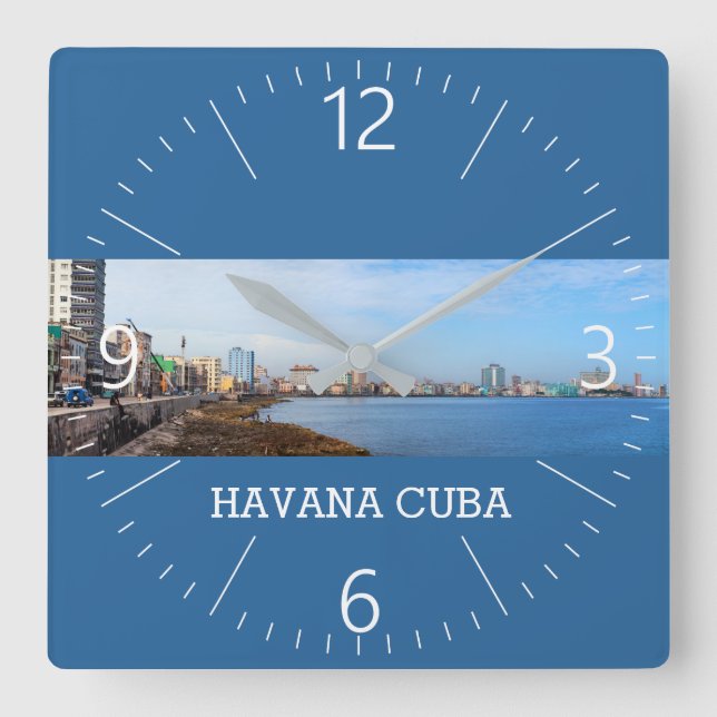 Havana city square wall clock (Front)