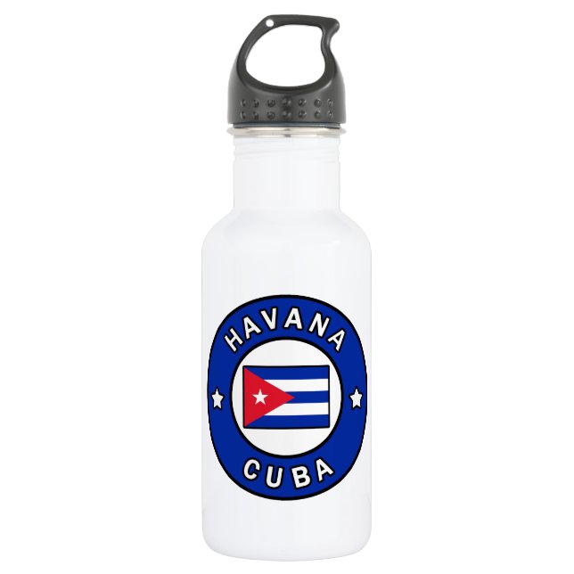 Havana Cuba 532 Ml Water Bottle (Front)