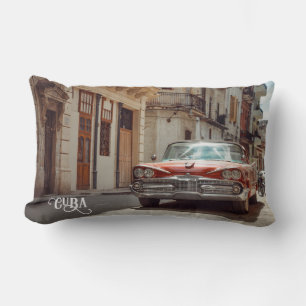 Havana CUBA Cars Lumbar Cushion