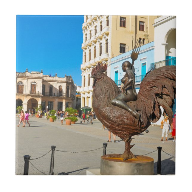 Havana, Cuba Ceramic Tile (Front)