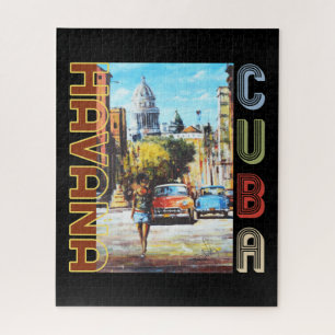 Havana Cuba Fine Art - National Capital Jigsaw Puzzle