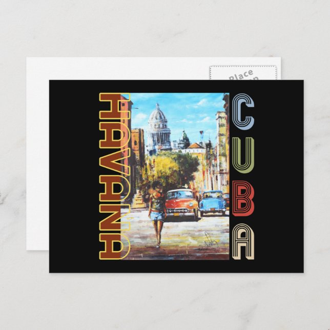 Havana Cuba Fine Art - National Capital Postcard (Front/Back)