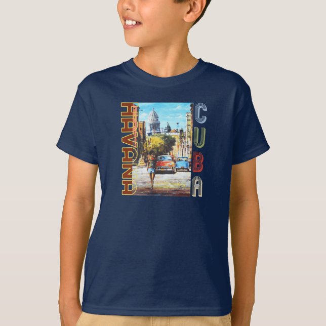 Havana Cuba Fine Art - National Capital T-Shirt (Front)
