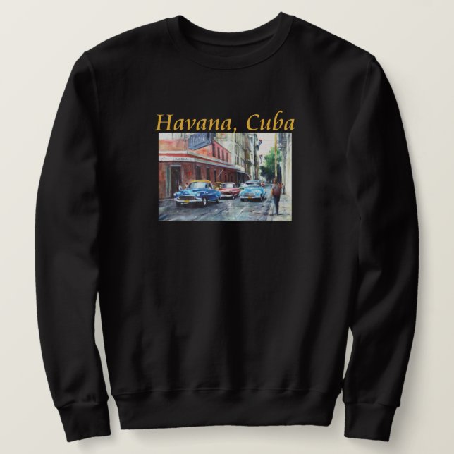 Havana Cuba Floridita Art Sweatshirt (Design Front)