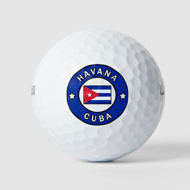 Havana Cuba Golf Balls (Front)