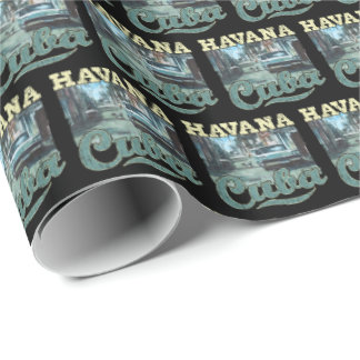 Havana Cuba Graffiti Street Art - Love Habana Wrapping Paper