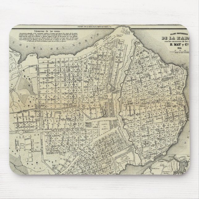 Havana, Cuba Mouse Pad (Front)