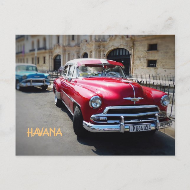 HAVANA CUBA POSTCARD (Front)