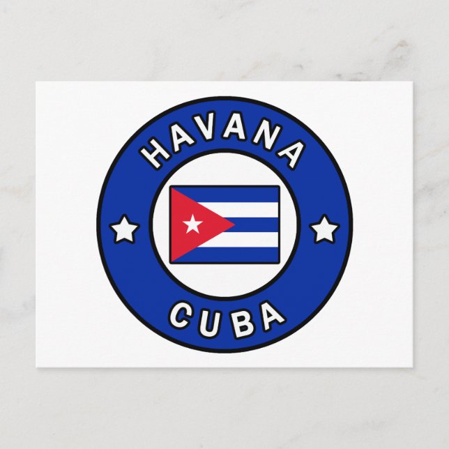 Havana Cuba Postcard (Front)