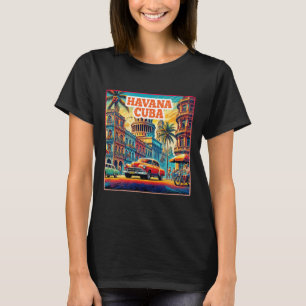 Havana Cuba Shirts Family Trip Tourist Vintage Ret