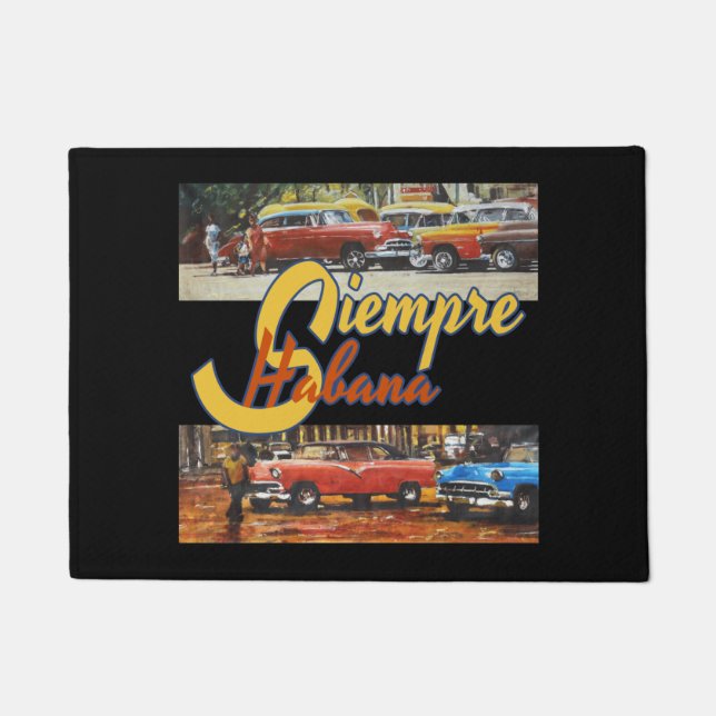 Havana Cuba - Siempre Habana Doormat (Front)