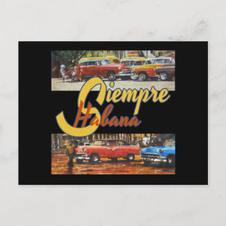 Havana Cuba - Siempre Habana Postcard