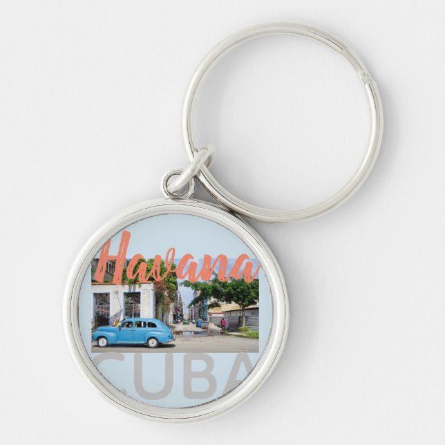havana cuba street taxi key ring (Front)