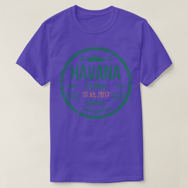 Havana Cuba T-Shirt (Design Front)