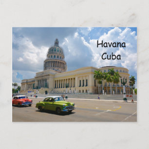 Havana, Cuba, The Capitol Building, Habana Capital Postcard